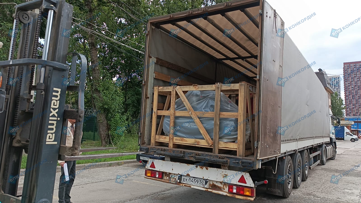 Отгрузка поршневых компрессора Remeza СБ4/Ф-500.LB75 в г. Москва